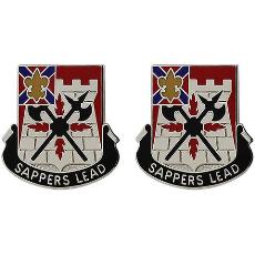 229th Engineer Battalion Unit Crest (Sappers Lead)